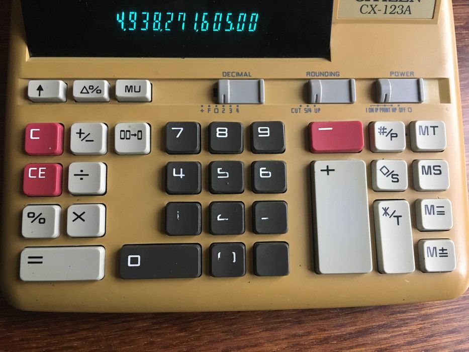 Фінансовий Кaлькулятop CITIZEN СХ-123А з друкуючим пристроєм