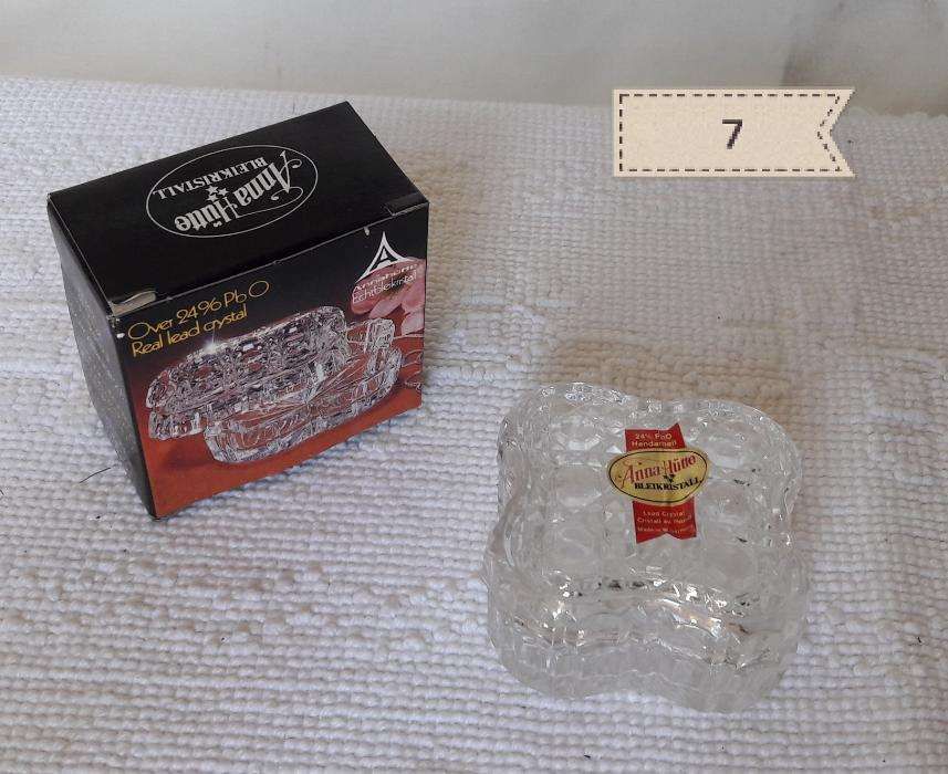 Várias peças cristal