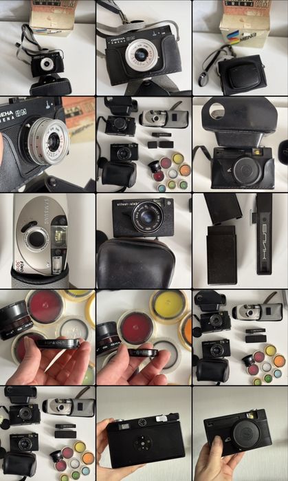 Плівкові камери, фільтри, дальномір