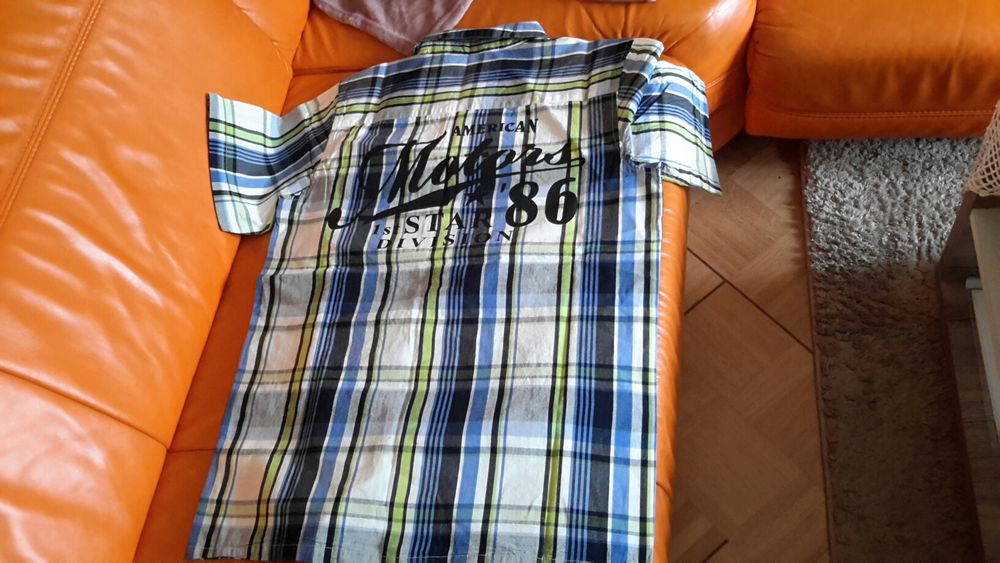 Nowa koszula chłopięca w kratę firmowa bonprix r 164, 170 okazja tanio