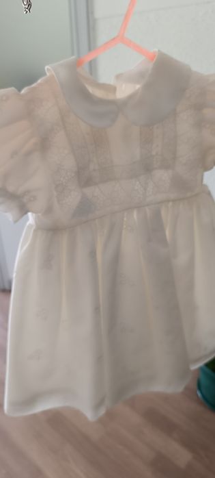 Vestido de menina para batismo usado 1 dia. Para 4 meses