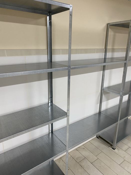 Стеллаж металевий в підвал гараж балкон комору кладову полиці полки