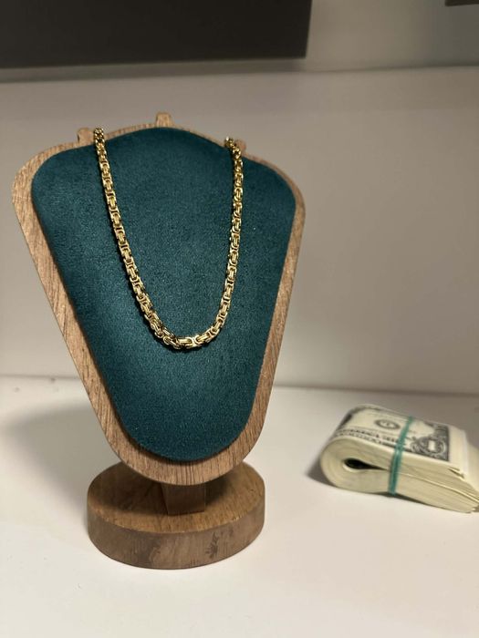 Naszyjnik, łańcuch królewski splot 585