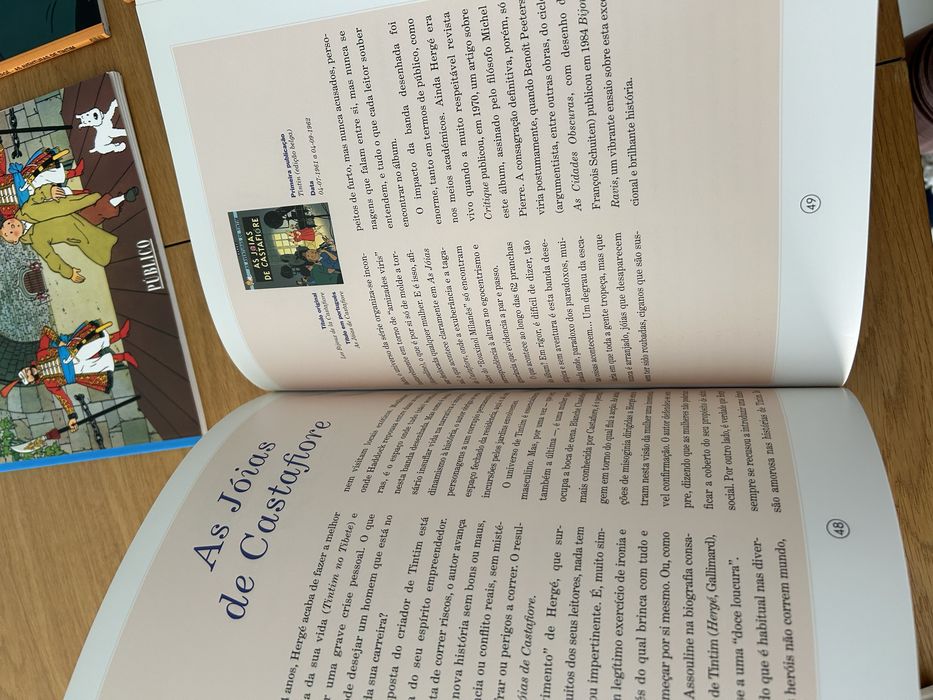 Coleção “As aventuras de Tintim” Hergé