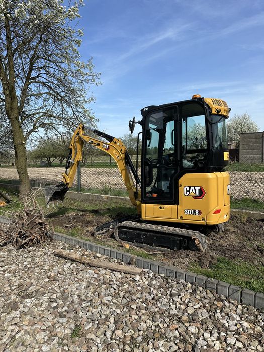 Minikoparka uslug budowlane / wykopy / wynajem