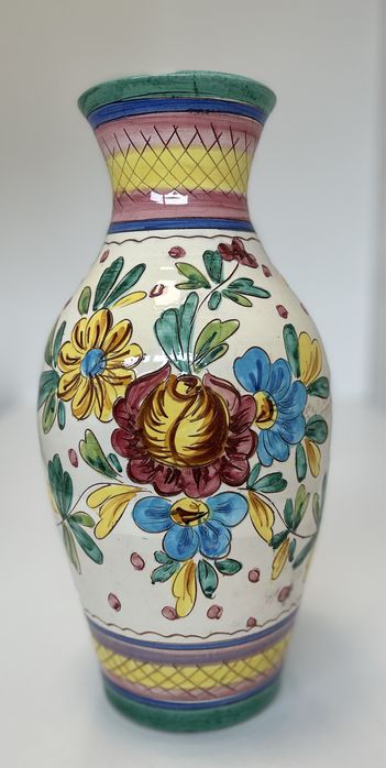 Ceramika włoska ręcznie malowany wazon