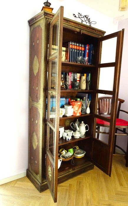 Biblioteka / biblioteczka indyjska z drewna palisander