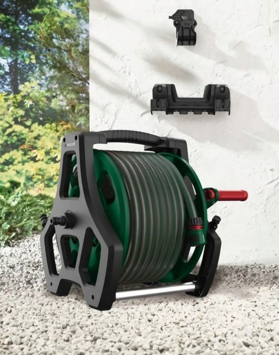 Wąż ogrodowy parkside z bębnem