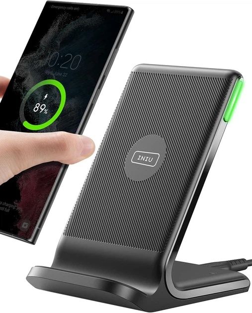 Нова бездротова зарядка INIU 15W Wireless Charger Stand (WI-211)