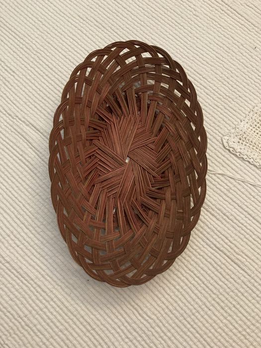 Cestas de vime artesanais cesta pao e fruta muito boa qualidade