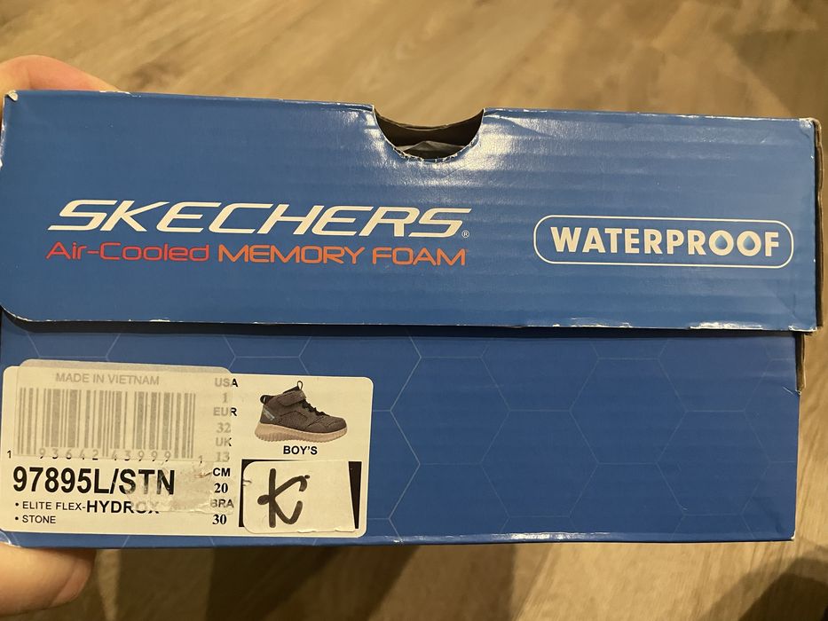Демісезонні чоботи кросівки Skechers 32 20см