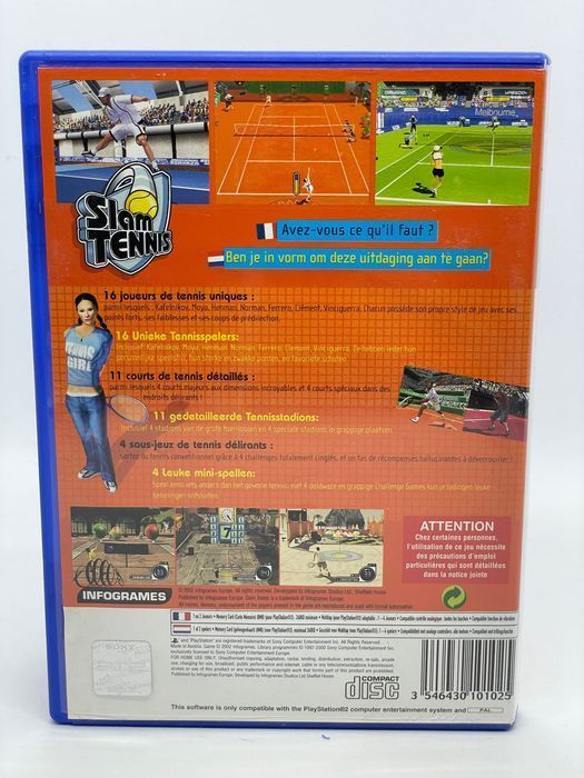 Slam Tennis PS2 Po Angielsku Kompletna