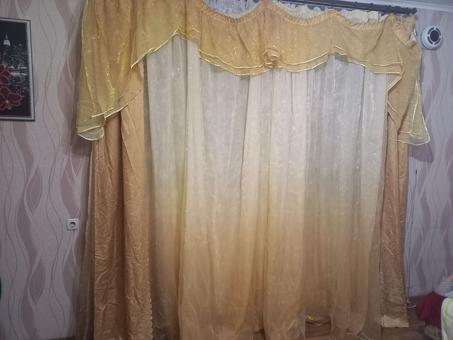 Занавески+ламбрикен