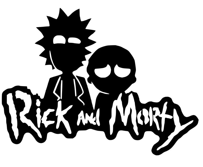 Rick and Morty Figura Ozdobna na ścianę Panel