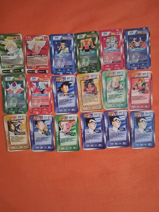 Karty dragon ball chio 94 karty różne serie