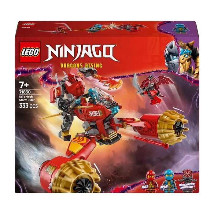 Lego Ninjago 71830 – mech Kaia i motocykl ninja, 333 elementy