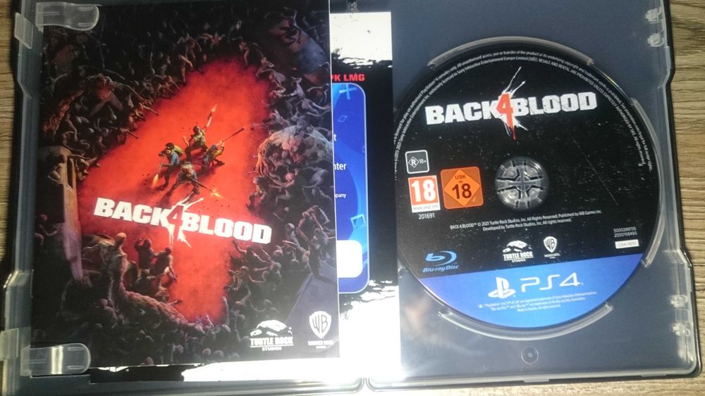 Gra Back 4 blood + STEELBOOK ps4 playstation 4 dying t resident days