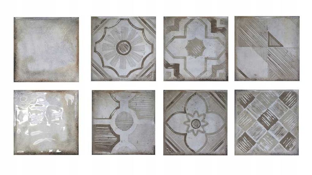 Nowe płytki ścienne Ceramstic Kresti beige geo 20x20