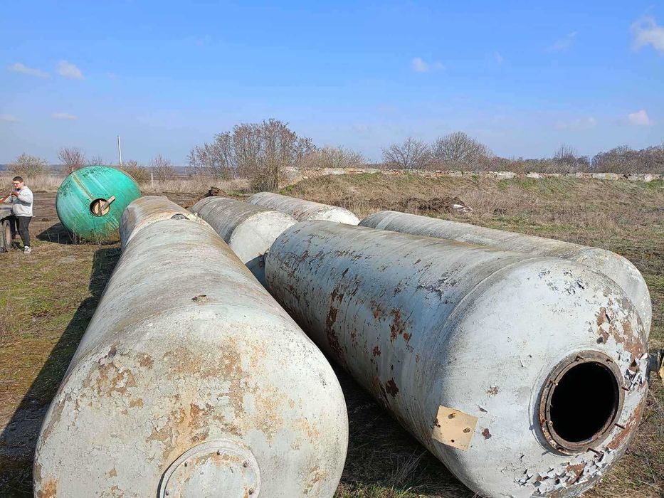 Бочка металева бу 25м3 і 50м3 із під солярки
