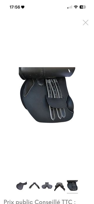 Sela de salto privilège para cavalos