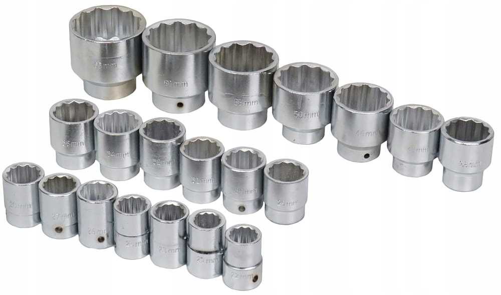 Mar-Pol nasadki udarowe 26el 3/4 i 1 21-65mm 12-kąt M58251