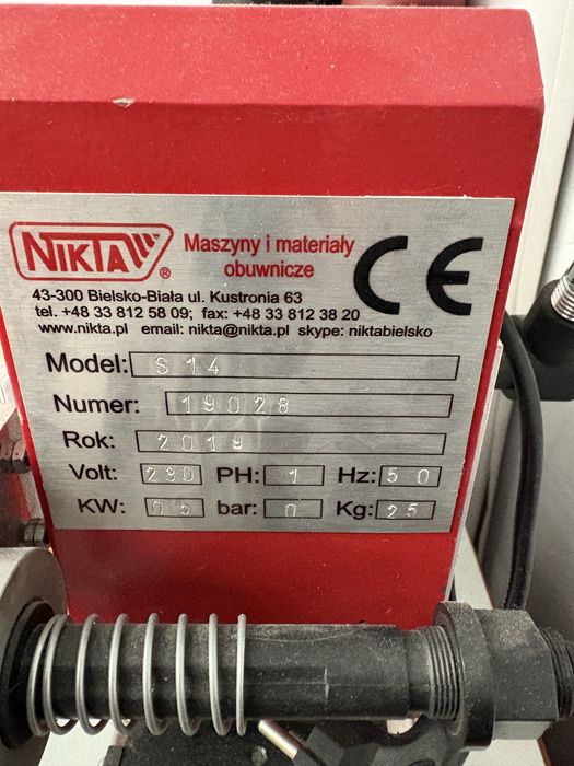 Stemplarka nikta do nabijania logo