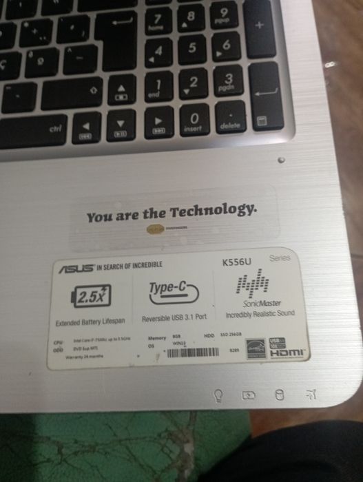 Asus i7 k556u peças