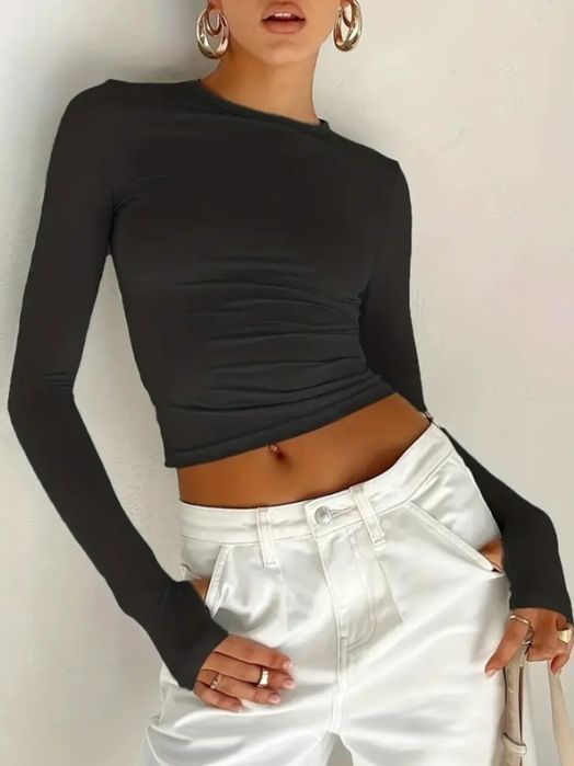 Боді різні лонгслів через пальчик