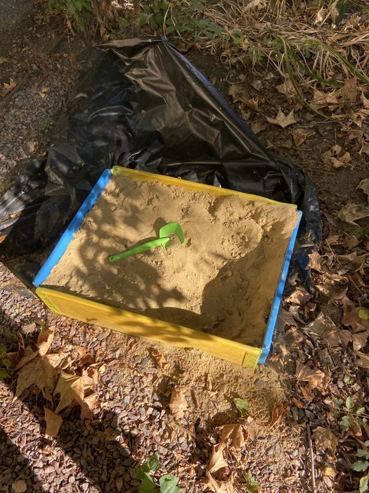 Детская песочница новая