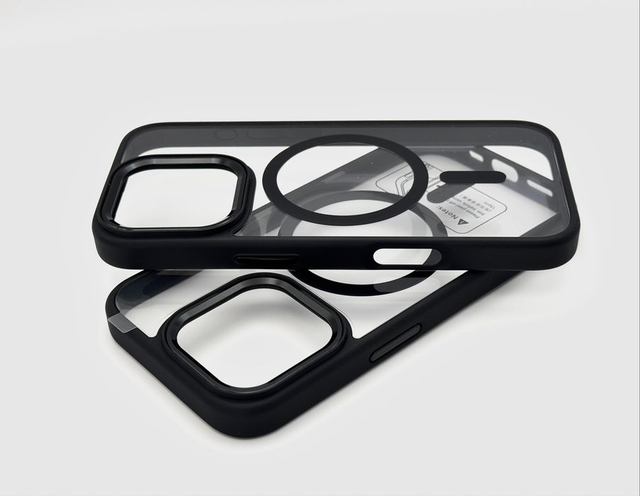 Чехол на IPhone 16 Pro Max Black MagSafe, 14 Pro Max Black, 13 Pro