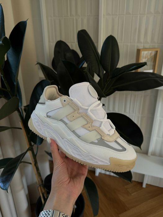 Кросівки Adidas Niteball White/Beige premium