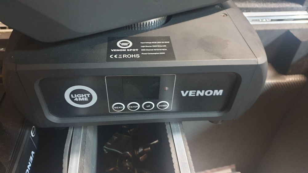 Venom Spot 150W LED Głowa Ruchoma L4ME 2szt + case