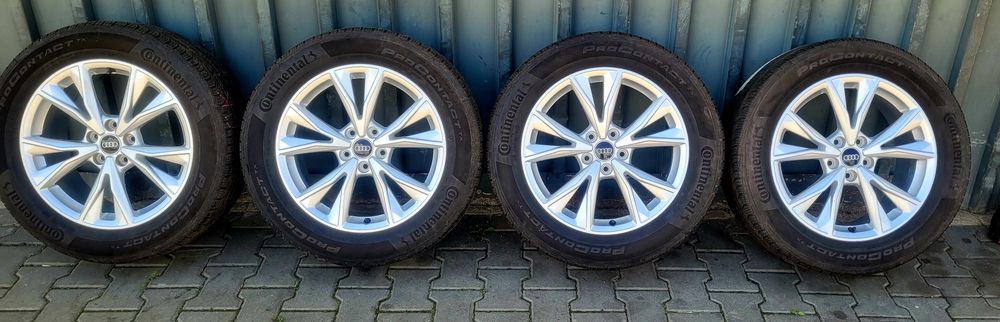 Felgi aluminiowe z oponami letnimi Audi Q3 R18 5x112 ET38 ORYGINAŁ