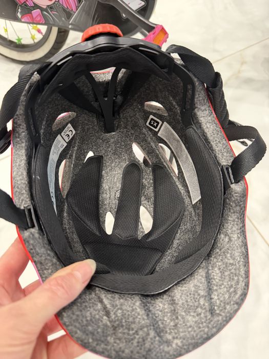 Rower kask boczne kółka dla dziewczynki 16 cali