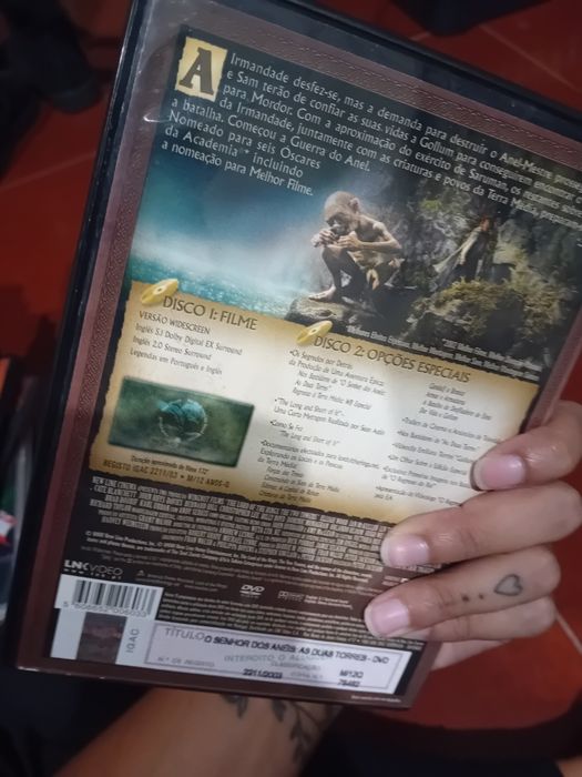 Coleção O Senhor dos Anéis – Trilogia Completa em DVD
