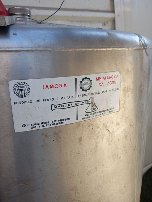 Cuba 250 litros em inox