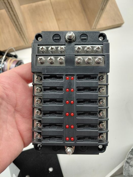 Base de fusiveis 12v