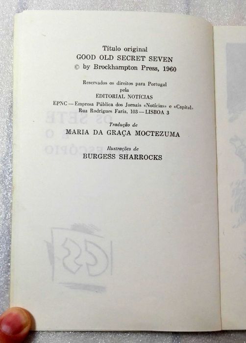 Livro Os Sete e o Telescópio