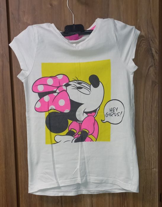 T- shirt dziewczęcy z Disney roz 134cm