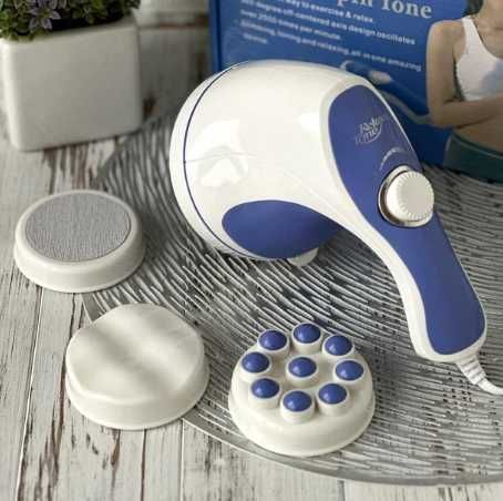 ЯКІСНИЙ Масажер для тіла Relax and Ton з насадками Ручной массажер ТОП