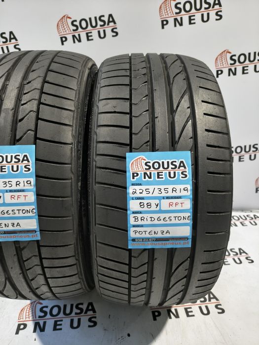 2 pneus semi novos 225-35R19 Bridgestone - Oferta dos Portes