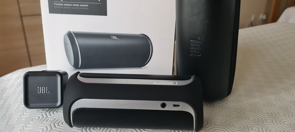 Coluna Bluetooth original Flip2 carregador e bolsa