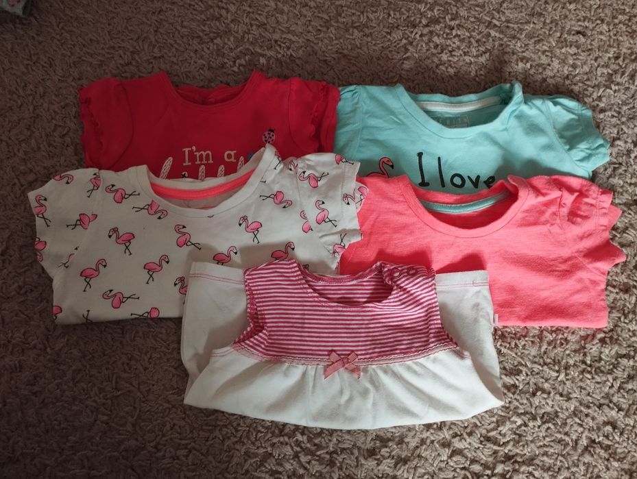 Bluzeczki z krótkim rękawem