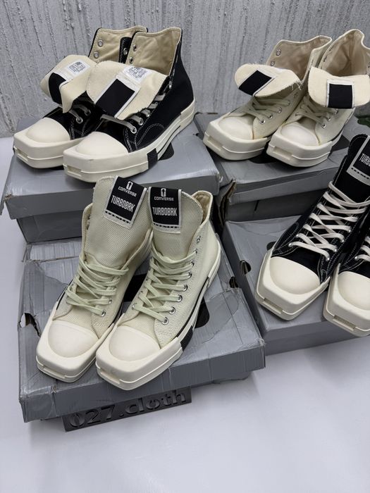 Converse x Rick Owens TURBORK HIGH SHOES 41 42 43 44