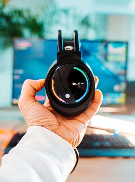 ZESTAW Gamingowy klawiatura myszka słuchawki mikrofon 4w1 dla graczy