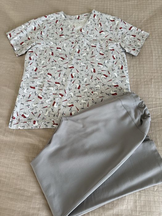 Bluza medyczna  M S 36 38 nie uniformix komplet medyczny