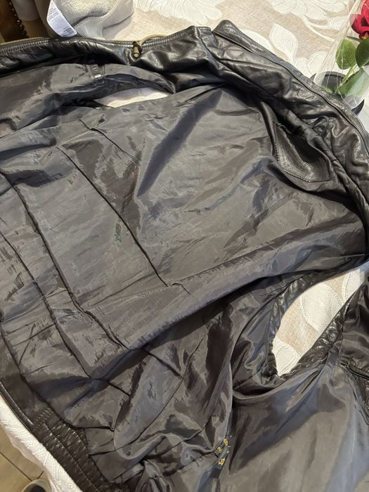 Świetna kamizelka skórzana Prince Leather 80s/90s Vintage!