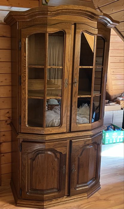 Witryna, kredens, szafka drewniana