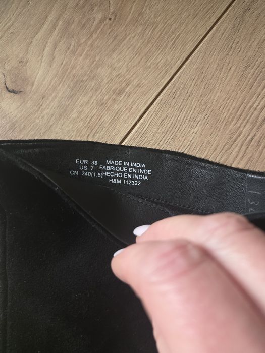 Kozaki czarne H&M r. 38