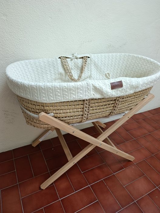 Alcofa de bebé em Algodão orgânico